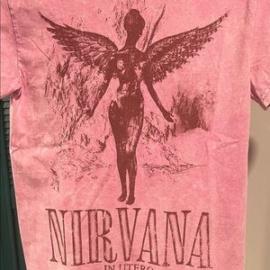 NIRVANA vintage graphic music tee In Utero Size small